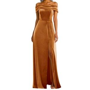 Golden Almond After Six/ Dessy Bridesmaid Dress Size 10 Style 1554- NWT